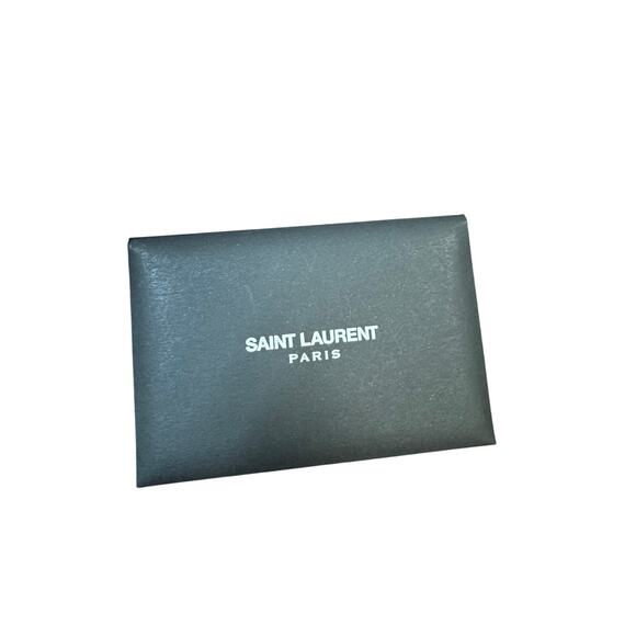 Saint Laurent 2018 Cassandre Wallet on Chain Red w/box - Picture 10 of 15